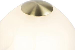 Dizajnová stolná lampa zlatá stmievateľná vrátane LED - Joya