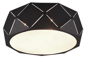 Dizajnové stropné svietidlo čierne 40 cm - Kris