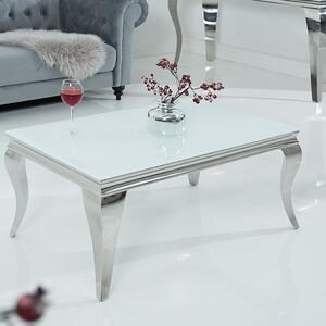 Massive home | Konferenční stolek Baroque bílá - stříbrná MH373530