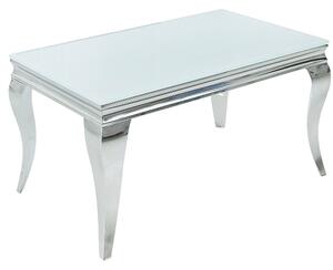 Massive home | Konferenční stolek Baroque bílá - stříbrná MH373530
