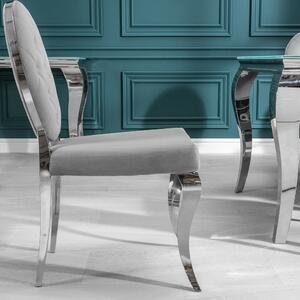 Massive home | Židle Baroque šedá - sada 2 kusů MH383420
