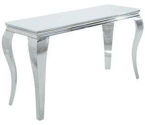 Massive home | Konzolový stůl Baroque bílý - stříbrný MH379050