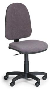 Kancelárska stolička TORINO bez podpierok rúk, sivá
