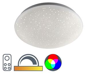 Moderné stropné svietidlo biele s hviezdnym efektom vrátane LED - Bex