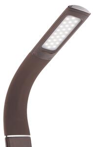 Stolová lampa hnedá vrátane LED, nastaviteľná, stmievateľná v 3 krokoch - Axel