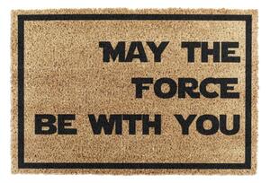 Rohožka z prírodného kokosového vlákna Artsy Doormats May The Force Be With You, 40 x 60 cm