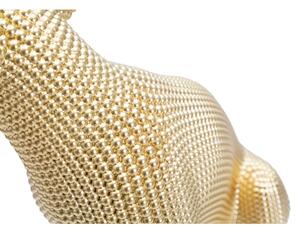 Soška v zlatom dekore Mauro Ferretti Leopard