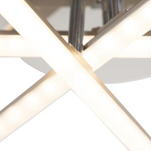 Dizajnové stropné svietidlo oceľové vrátane LED nastaviteľného - Simona Sei