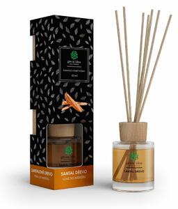 Green Idea Ratanové vonné tyčinky Santal drevo, 100 ml