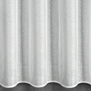 Hotová záclona s riasiacou páskou - Sibel bielozlatá, š. 3 m x d. 1,5 m