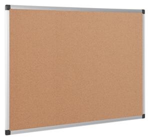 Korková nástenka, 1200 x 900 mm, eloxovaný rám