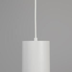 Dizajnové závesné svietidlo biele - Tubo