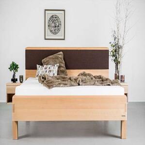 Massive home | Dvoulůžková postel Madrid I MHDPGAL01-160 Přírodní Buk 200 x 160 cm