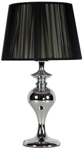 Čierna stolová lampa Gillenia pre žiarovku E27 – LED lustre a svietidlá > Kolekcie svietidiel > Kolekcia svietidiel GILLENIA