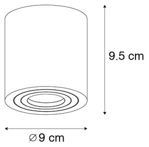 Moderné kúpeľňové bodové biele guľaté IP44 - Capa