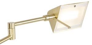 Stojacia lampa z mosadze vrátane LED s dotykovým stmievačom - Notia