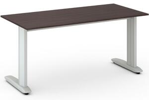 Kancelársky písací stôl PRIMO FLEXIBLE 1600 x 800 mm, wenge