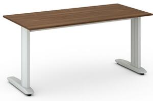Kancelársky písací stôl PRIMO FLEXIBLE 1600 x 800 mm, orech