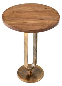 Bočný stolík ELEGANCE 60 cm doska z mango dreva