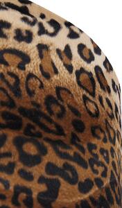 Velúrové tienidlo s leopardím dizajnom vo vnútri 40/40/40 zlatých