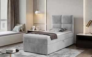 Čalúnená jednolôžková posteľ RIVIA | 90 x 200 cm Farba: Kronos 09