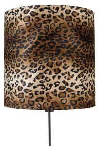 Stojacia lampa čierny odtieň leopardie prevedenie 40 cm - Parte