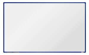 Biela magnetická popisovacia tabuľa boardOK, 2000 x 1200 mm, modrý rám