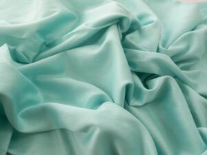 MKLozkoviny.sk Francúzske obliečky bavlnený satén – Aurora mentolové + malá obliečka na vankúšik 220x200/70x90 cm