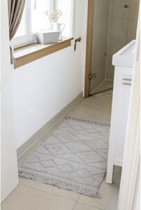 Sivá kúpeľňová podložka z organickej bavlny Wenko Urla, 60 x 90 cm