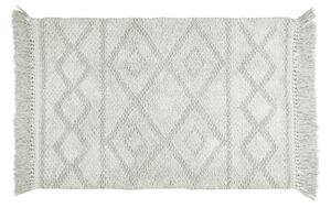 Sivá kúpeľňová podložka z organickej bavlny Wenko Urla, 60 x 90 cm
