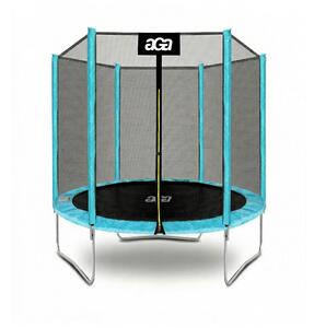 Aga SPORT TOP Trampolína 180 cm Svetlo modrá + ochranná sieť