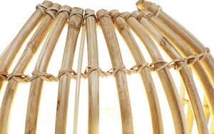 Vidiecka nástenná lampa bambusová - Canna