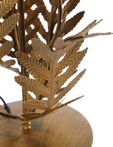 Vintage zlatá stolová lampa bez tienidla - Botanica