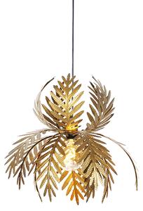 Vintage závesná lampa zlatá - Botanica