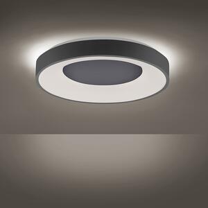 Moderné stropné svietidlo čierne vrátane 3-stupňového stmievania LED - Steffie