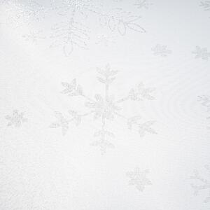 Vianočný obrus Snowflakes biela, 77 x 77 cm