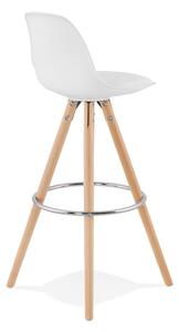 Biela barová stolička Kokoon Anau, výška 74 cm