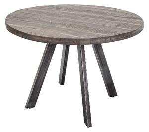 Massive home | Kulatý jídelní stůl z mangového dřeva Metal IV MH395850