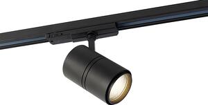 Moderné stmievateľné trojfázové bodové svetlo čierne vrátane LED 3000K - pravítko 38
