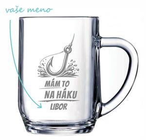 Pieskovaný polliter na pivo Mám to na háku