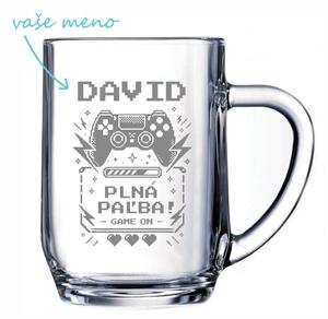Pieskovaný polliter na pivo Game on