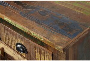 Massive home | Barevná komoda z masivu Avadi 160 cm reycklované dřevo MH401260