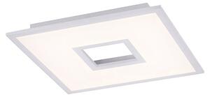 Dizajnové stropné svietidlo biele 45 cm vrátane LED a stmievača RGB - dlaždice