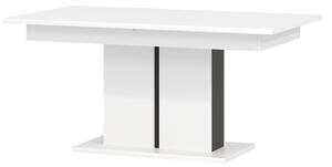 Jedálenský stôl GRACIA MR12 biela/čierna