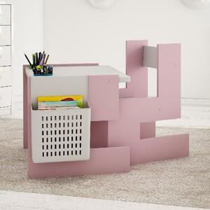 Stol a stolička model S - růžová