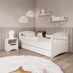 BabyBeds Detská posteľ s úložným priestorom Classic 1 Farebné prevedenie: Růžová, Velikost postele: 160x80 cm