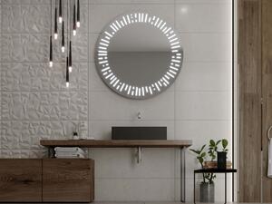 Okrúhle zrkadlo do kúpeľne s LED osvetlením C6 premium