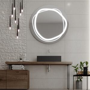 Okrúhle zrkadlo do kúpeľne s LED osvetlením C9 premium