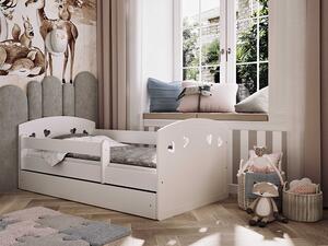 BabyBeds Detská posteľ s úložným priestorom Julia Farebné prevedenie: Biela, Velikost postele: 160x80 cm