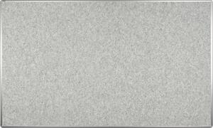 Textilná nástenka ekoTAB v hliníkovom ráme, 2000 x 1200 mm, sivá